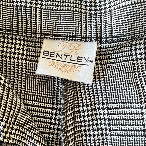 Vintage TR Bentley Houndstooth High Waisted Trousers Pants - Picture 14 of 16